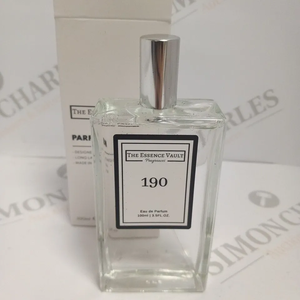 BOXED THE ESSENCE VAULT FRAGRANCES PARFUM NO 190 100ML