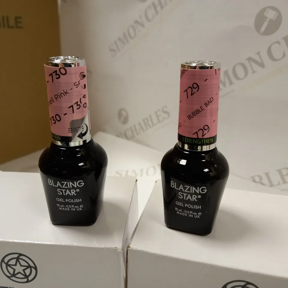 BLAZING STAR LIGHT CURED GEL POLISH BOXSETS INCLUDES: 729 AND 730