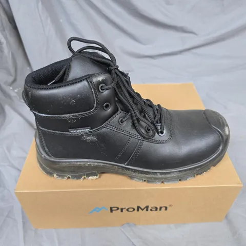 PROMAN PM4008 BALTIMORE WATERPROOF SAFETY BOOT – BLACK, UK 9