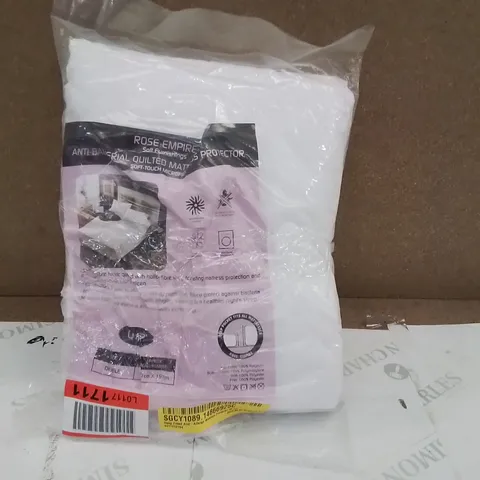 BAGGED DEEP FITTED ANTI-ALLERGY MATTRESS PROTECTOR 40cm - DOUBLE
