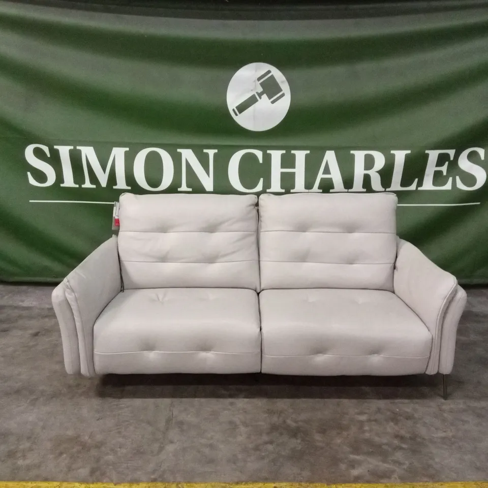 QUALITY DESIGNER ITALIAN MADE BOLZANO LEATHER 3 SEATER ELECTRIC RECLINER SOFA