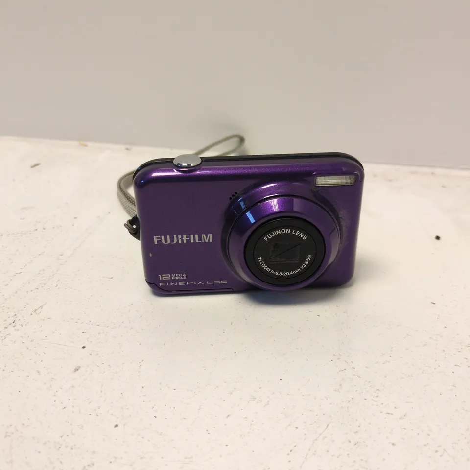 FUJIFILM FINEPIX L55 DIGITAL CAMERA – PURPLE (12MP)