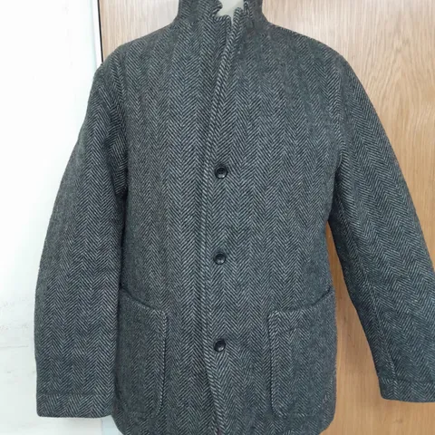 FLEURS DE BAGNE BUTTON UP CARDIGAN IN GREY - MEDIUM