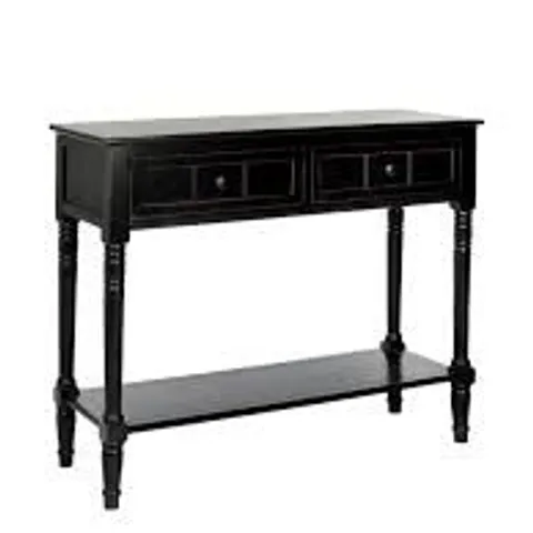 BOXED SAFAVIEH FURNITURE RUSTIC WOODEN - BLACK (1 BOX)