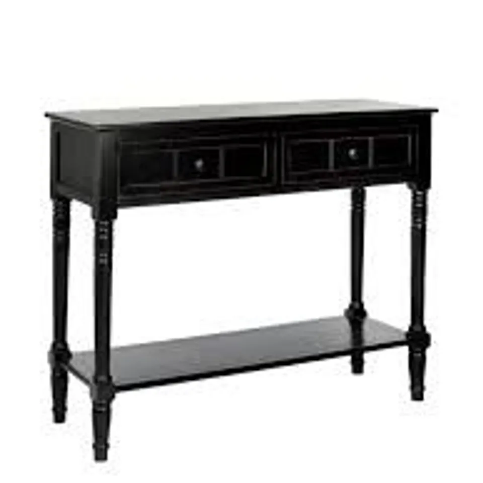 BOXED SAFAVIEH FURNITURE RUSTIC WOODEN - BLACK (1 BOX)