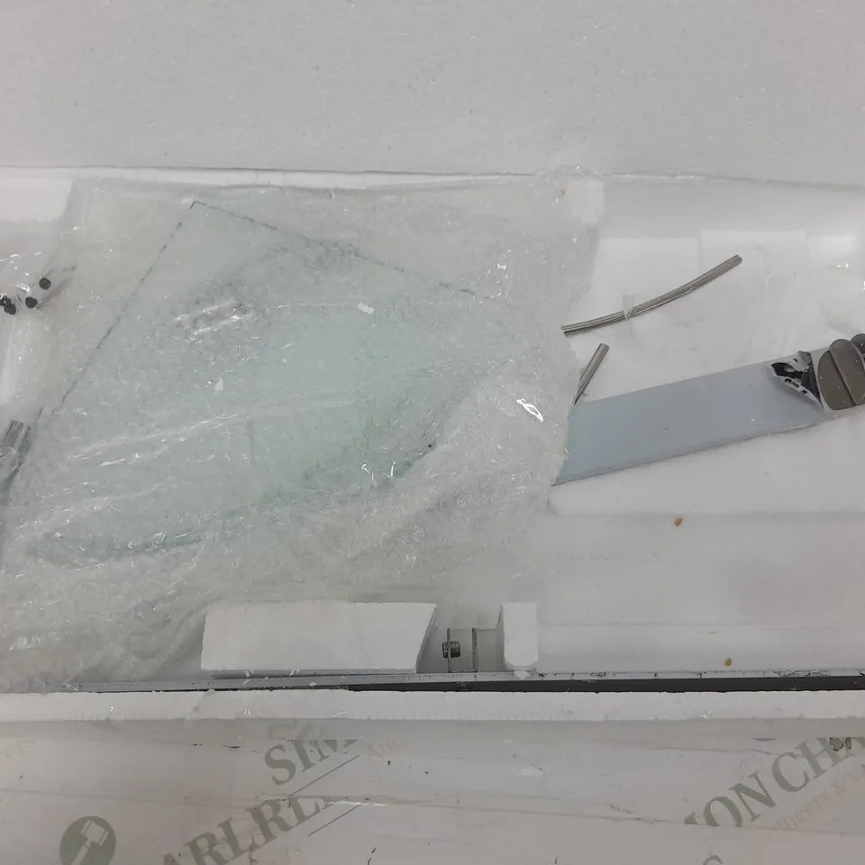 BOXED BATHROOM GLASS SHELF