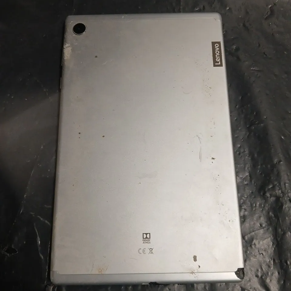 LENOVO TABLET – SILVER, DAMAGED SCREEN AND CASING