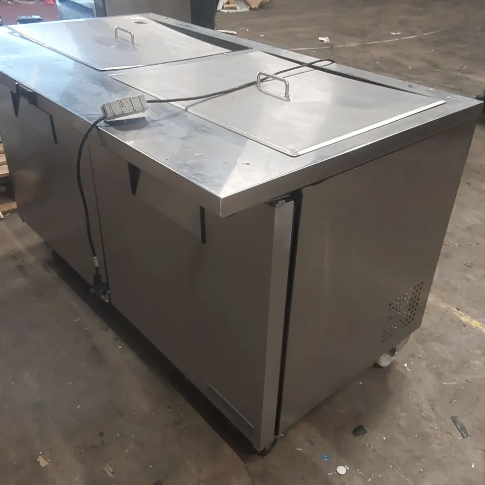 TRUE 2 DOOR COUNTER PREP FRIDGE