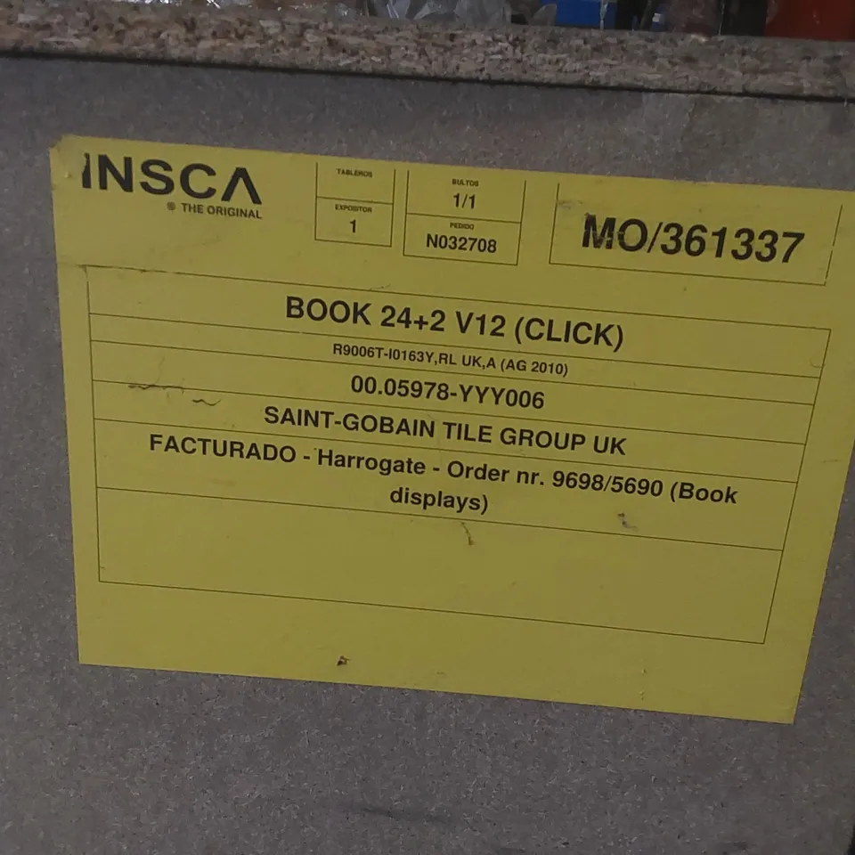 BOXED INSCA BOOK 24+2 TILE DISPLAY UNIT