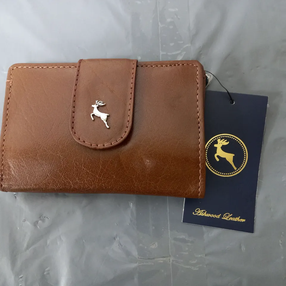 ASHWOOD LONDON LIGHT BROWN PURSE 
