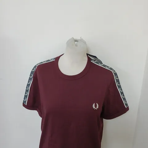 FRED PERRY TAPE RINGER T-SHIRT SIZE M