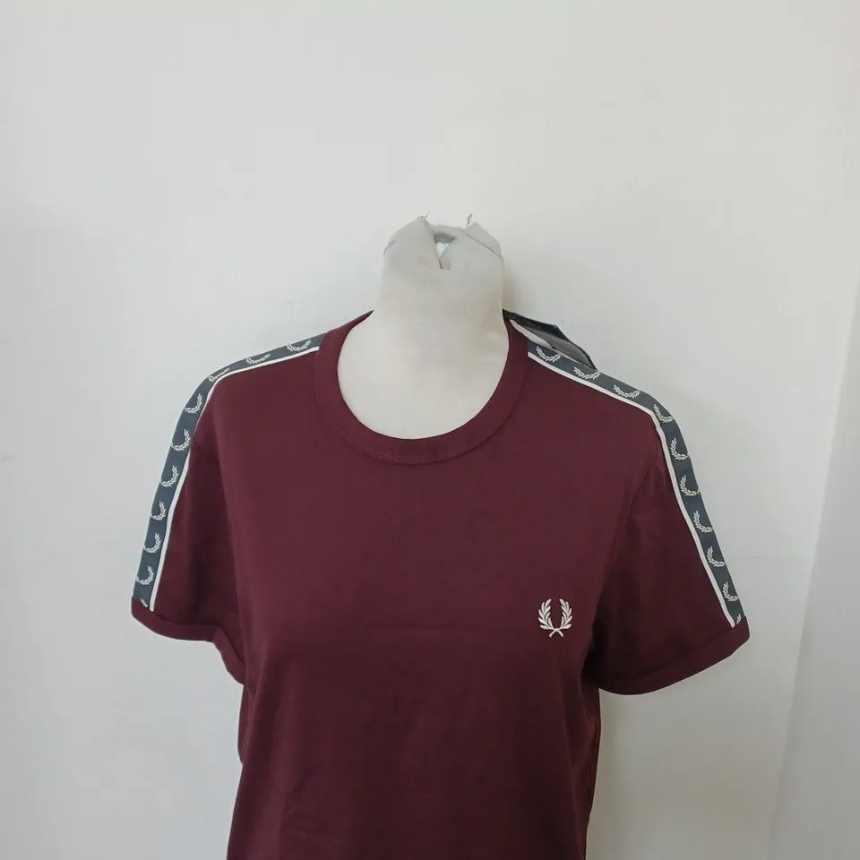 FRED PERRY TAPE RINGER T-SHIRT SIZE M