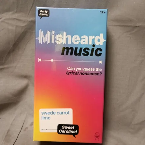 SEALED MISHEARD MUSIC PARTY GAME CARD GAME