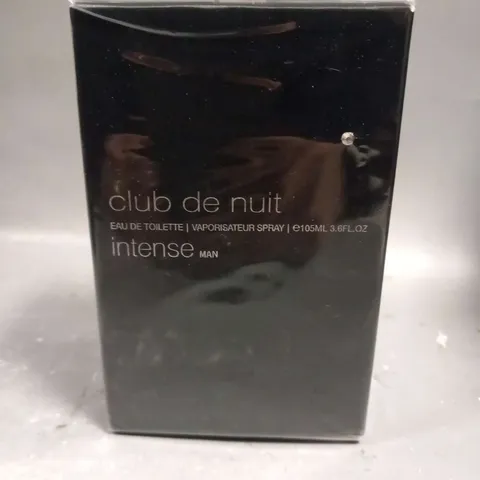 BOXED AND SEALED CLUB DE NUIT EAU DE TOILETTE INTENSE MAN 105ML