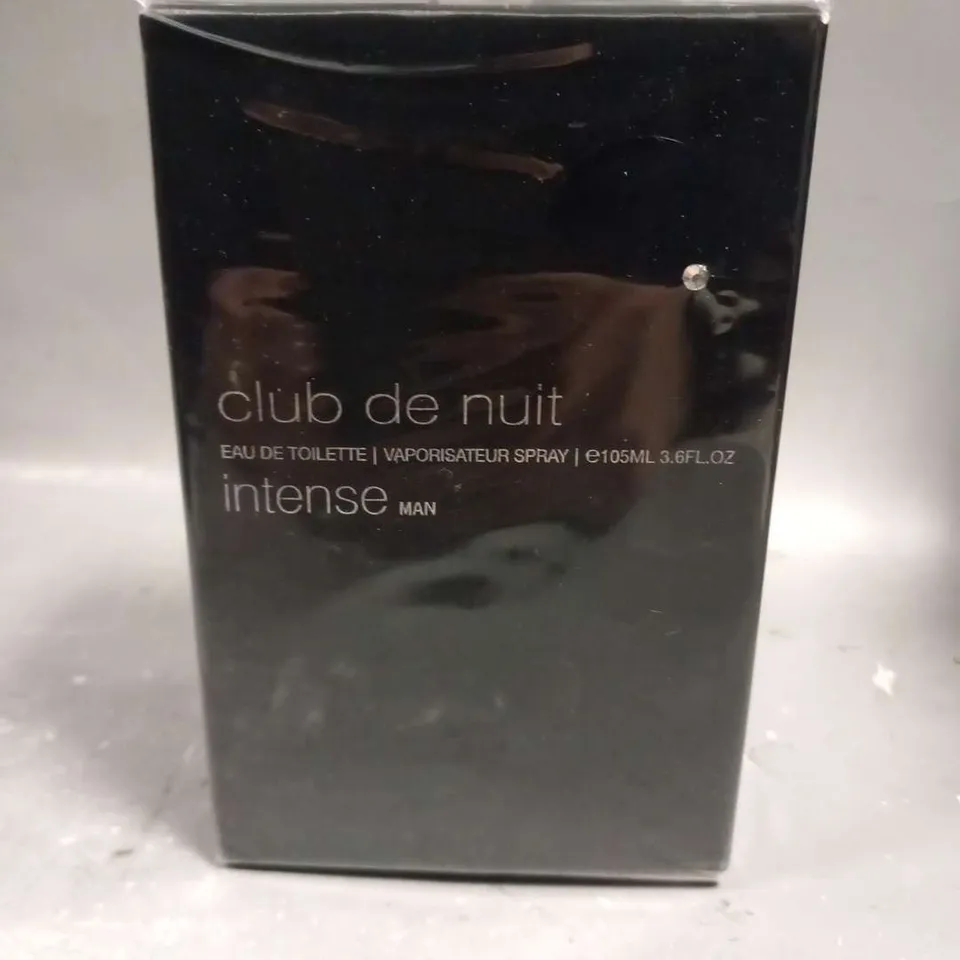 BOXED AND SEALED CLUB DE NUIT EAU DE TOILETTE INTENSE MAN 105ML