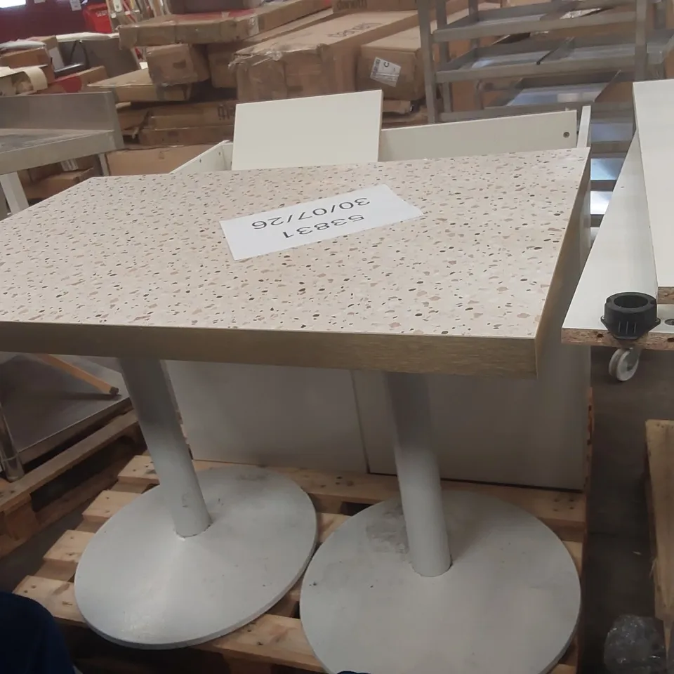 PALLET CONTAINING ASSORTED RESTAURANT FURNITURE PARTS