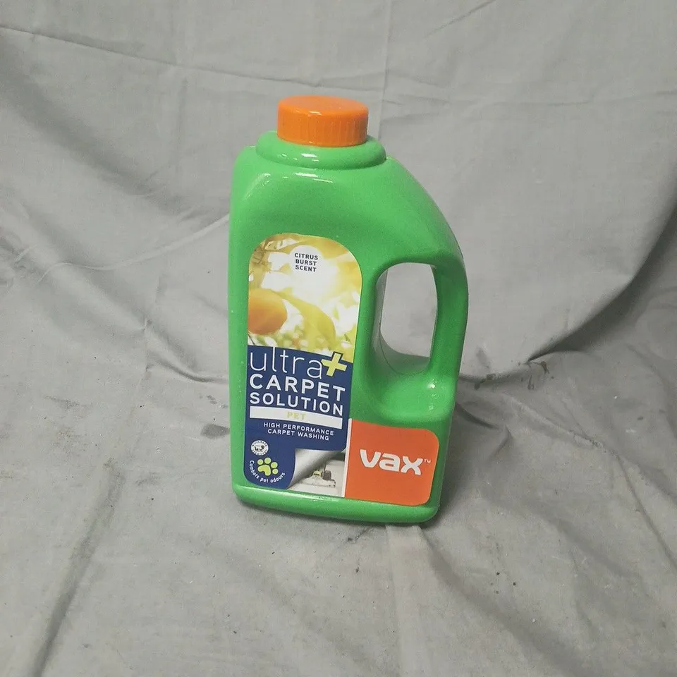 VAX ULTRA CARPET SOLUTION – CITRUS BURST SCENT CARPET CLEANING FLUID