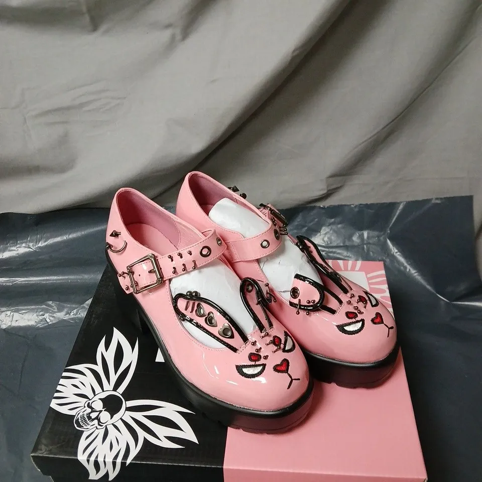 KOI PINK MARY JANES RAVER BUNNY EDITION BOXED SIZE UK 4