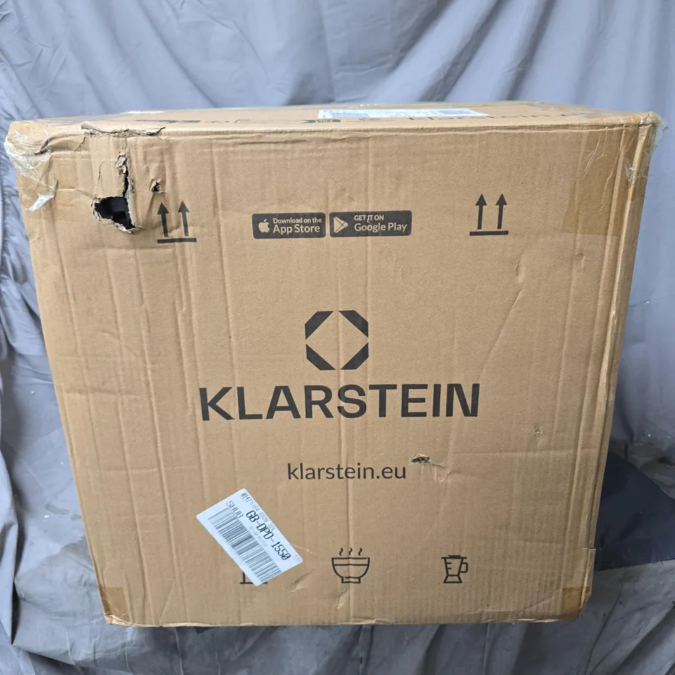 KLARSTEIN AIRGLAZE DIGITAL OVEN AND HOT AIR FRYER BOXED WITH MANUAL