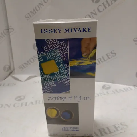 BOXED AND SEALED ISSEY MIYAKE SHADES OF KOLAM L'EAU D'ISSEY PIR HOMME - 125ML