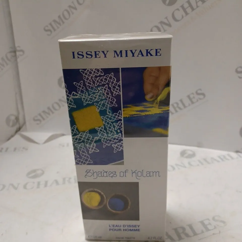 BOXED AND SEALED ISSEY MIYAKE SHADES OF KOLAM L'EAU D'ISSEY PIR HOMME - 125ML