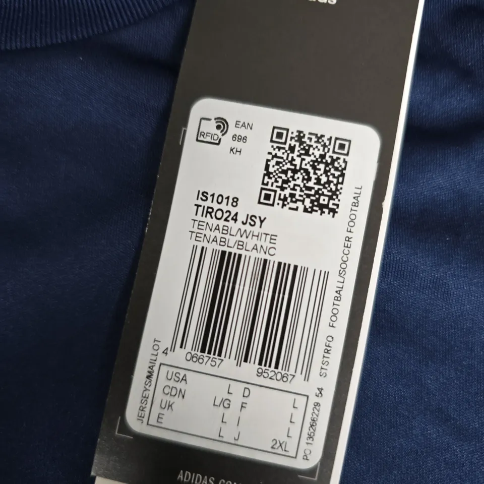 ADIDAS TIRO 24 JERSEY – NAVY/WHITE, MEN'S SIZE L