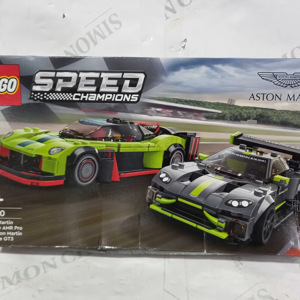 LEGO SPEED CHAMPIONS 76910 ASTON MARTIN VALKYRIE AMR PRO AND ASTON MARTIN VANTAGE GT3