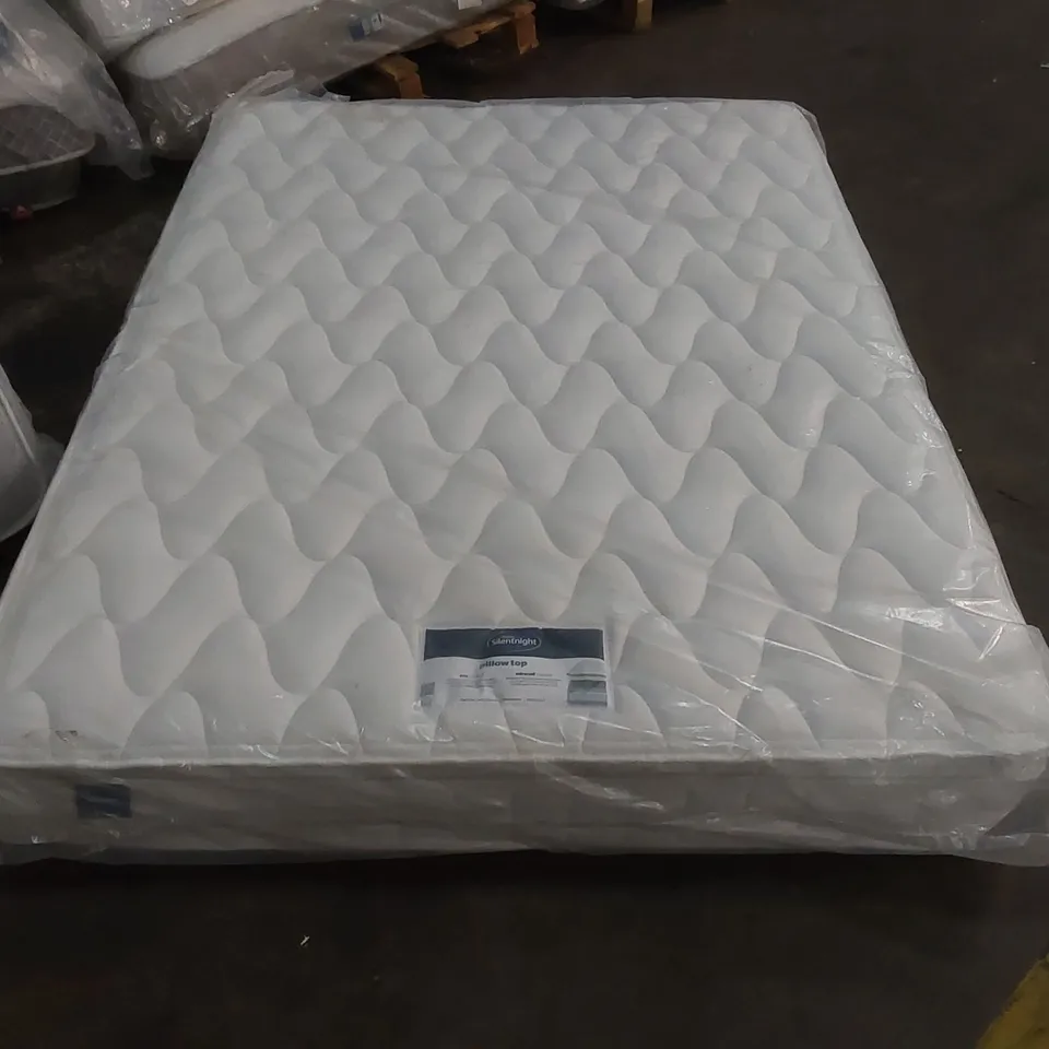 QUALITY BAGGED SILENTNIGHT PILLOW TOP 5' KING SIZE MATTRESS