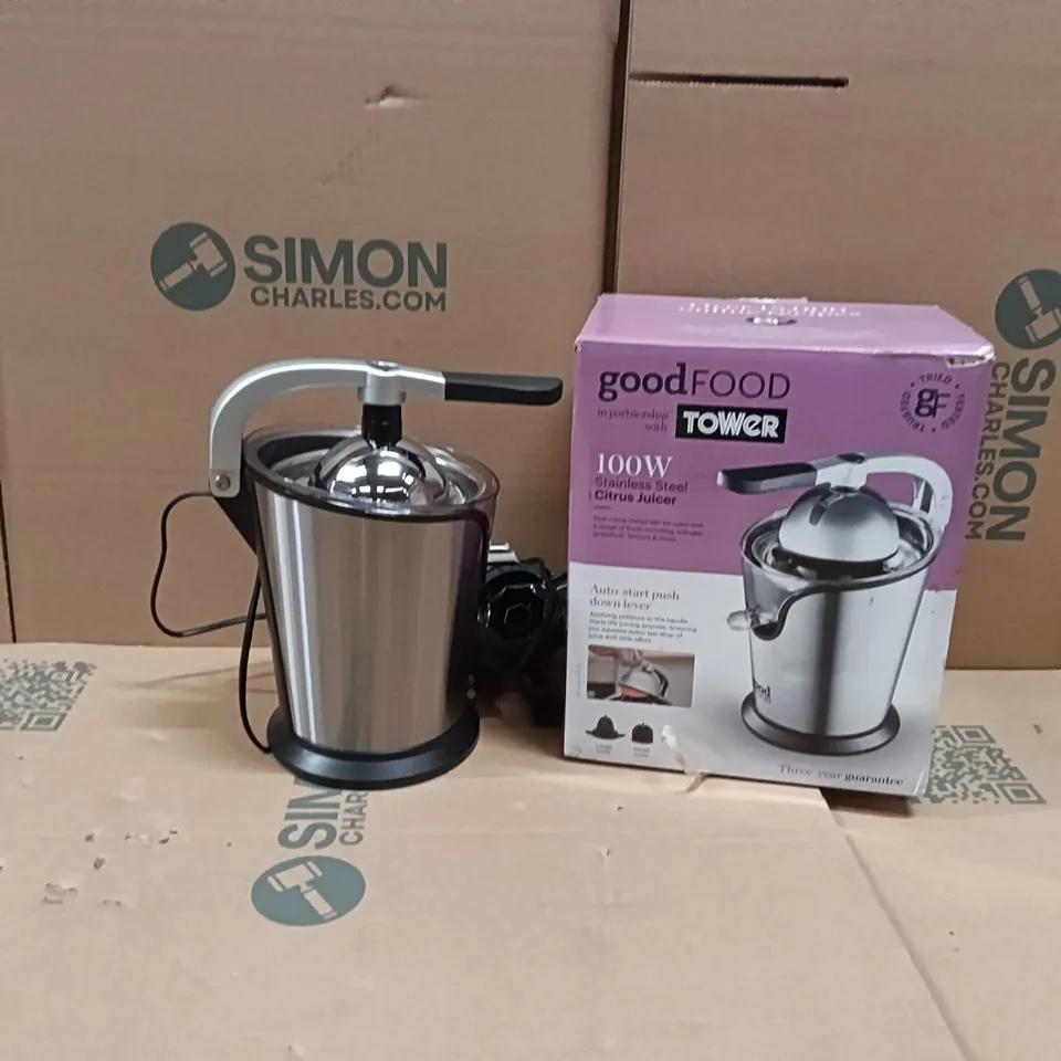 BOXED GOOD FOOD GF12016 CITRUS JUICER - STAINLESS STEEL