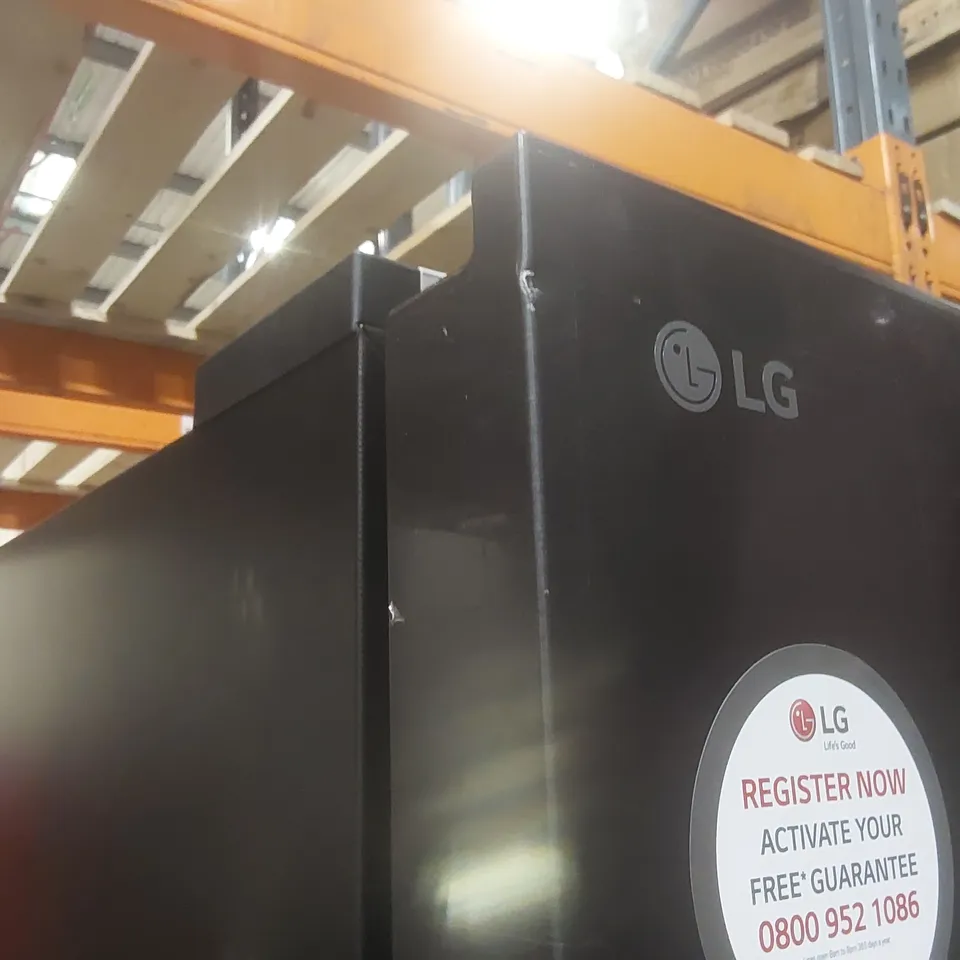 LG FIT & MAX GBBSJ10DEP SMART 60/40 FRIDGE FREEZER - MATTE BLACK
