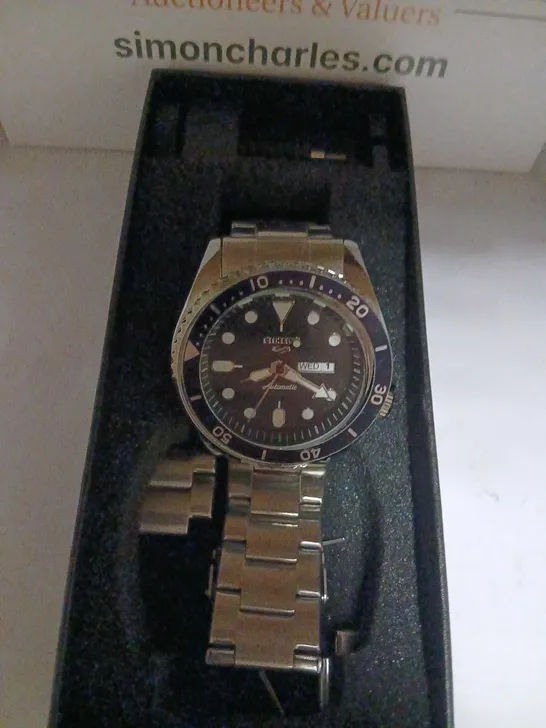 Lot 302: Seiko Automatic Diver Watch, Stainless Steel Bracelet, Day ...