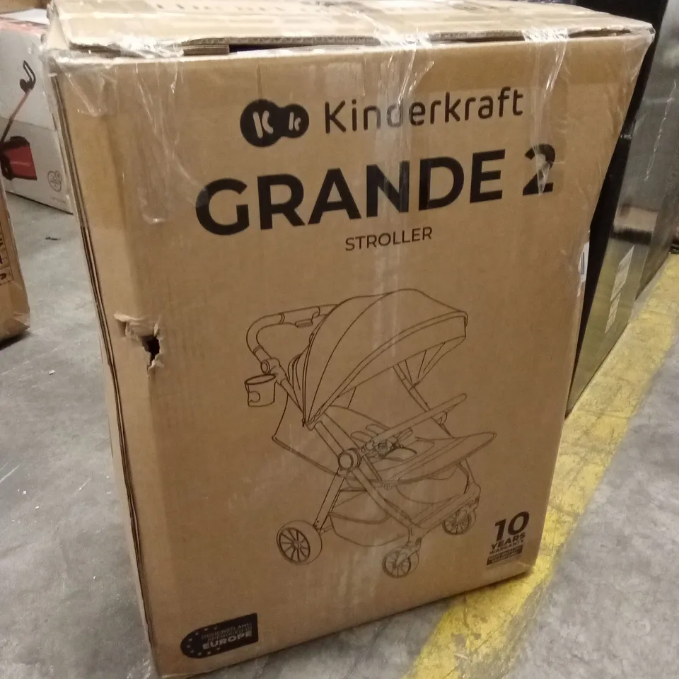 BOXED KINDERKRAFT GRANDE 2 STROLLER