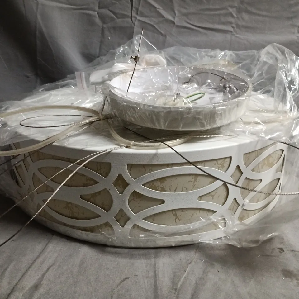 BOXED HONLAND CEILING LIGHT FIXTURE