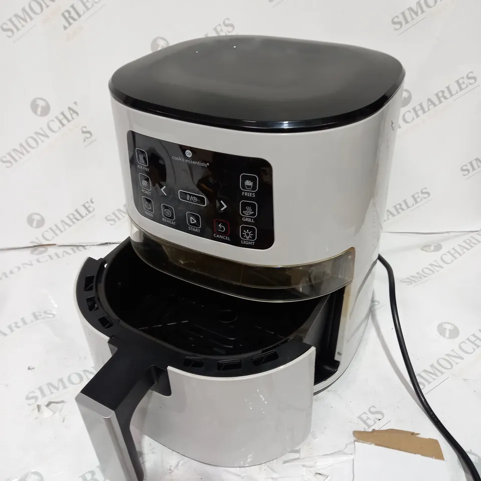 BOXED COOK'S ESSENTIALS 4.0L AIR FRYER, COOL GREY