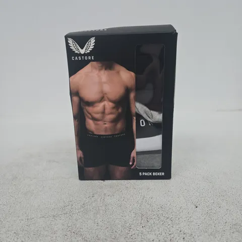 CASTORE 5 PACK BOXERS MEDIUM