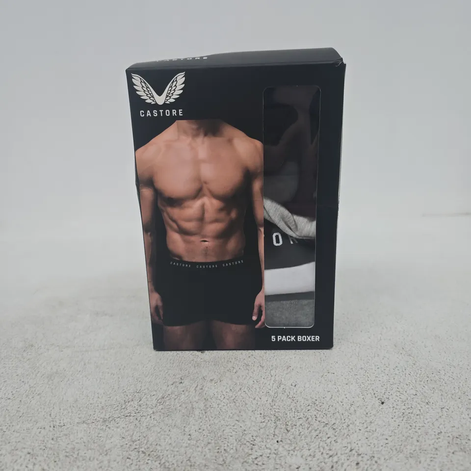 CASTORE 5 PACK BOXERS MEDIUM