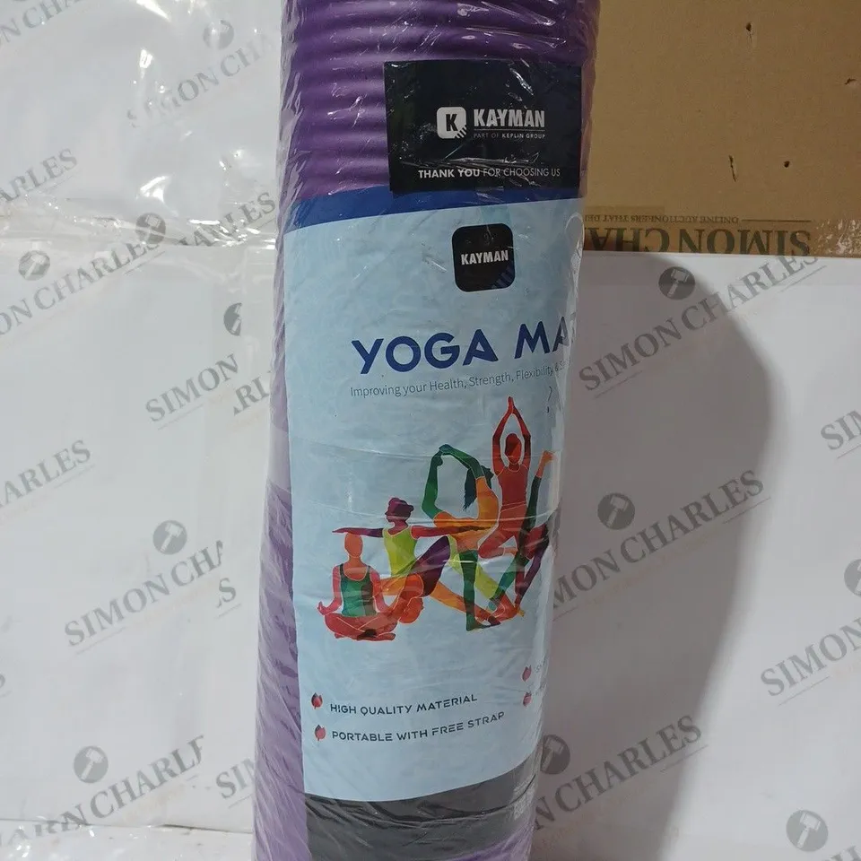 KAYMAN YOGA MAT IN PURPLE