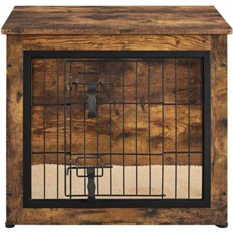 BOXED DOG CRATE FURNITURE WITH 2 DOORS (1 BOX)