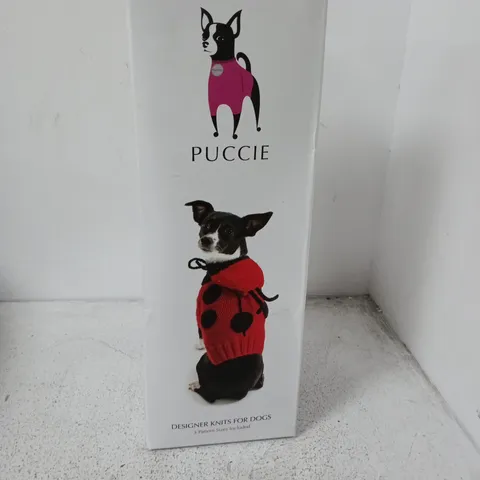 PUCCIE DESIGNER KNITS FOR DOGS – 3 PATTERN SIZES INCLUDED
