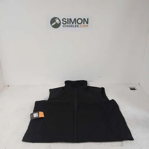 REGATTA PROFESSIONAL BLACK SLEEVELESS JACKET (GILET) – UK 3XL (EU 62)
