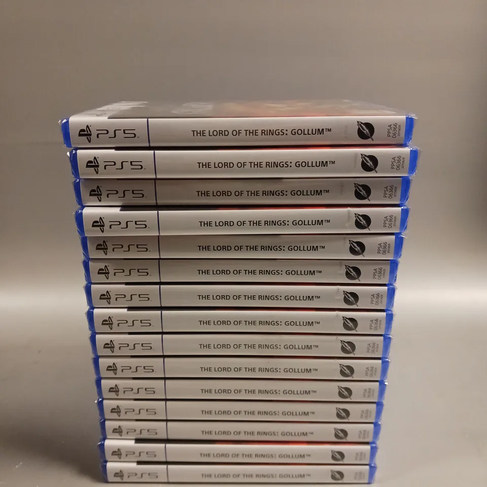 15 X BRAND NEW SEALED THE LORD OF THE RINGS GOLLUM VIDEO GAMES FOR PS5 