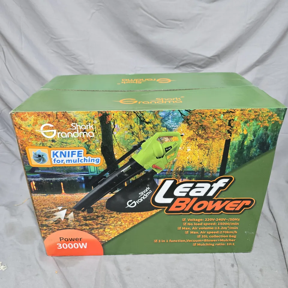 SEALED SHARK GRANDMA LEAF BLOWER 
