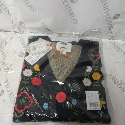 DAWN O’PORTER X JOANIE - KIR VINTAGE TILE PRINT CARDIGAN SIZE L