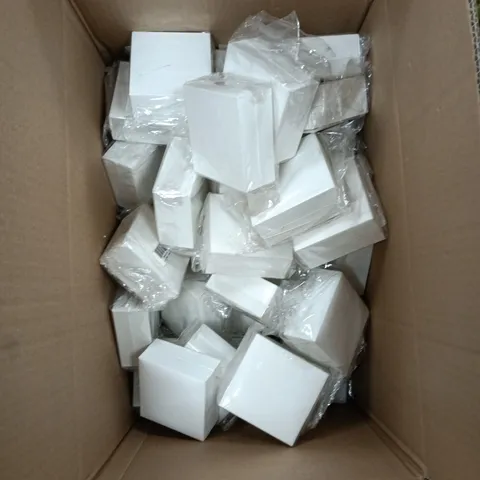 BOX OF ASSORTED EMPTY JEWELRY BOXES.