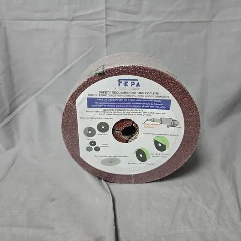 24 GRIT FIBRE DISC Ø178MM, 22.2MM BORE – PACK OF 25