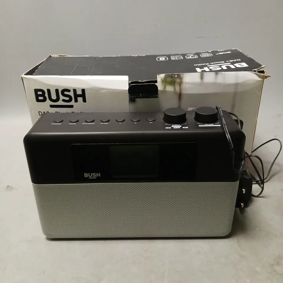 bush dab+ black radio