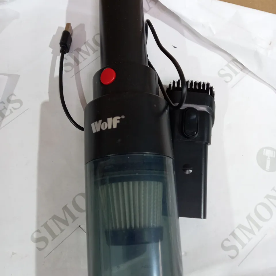 OUTLET WOLF CORDLESS CAR BUDDY VACUUM CLEANER