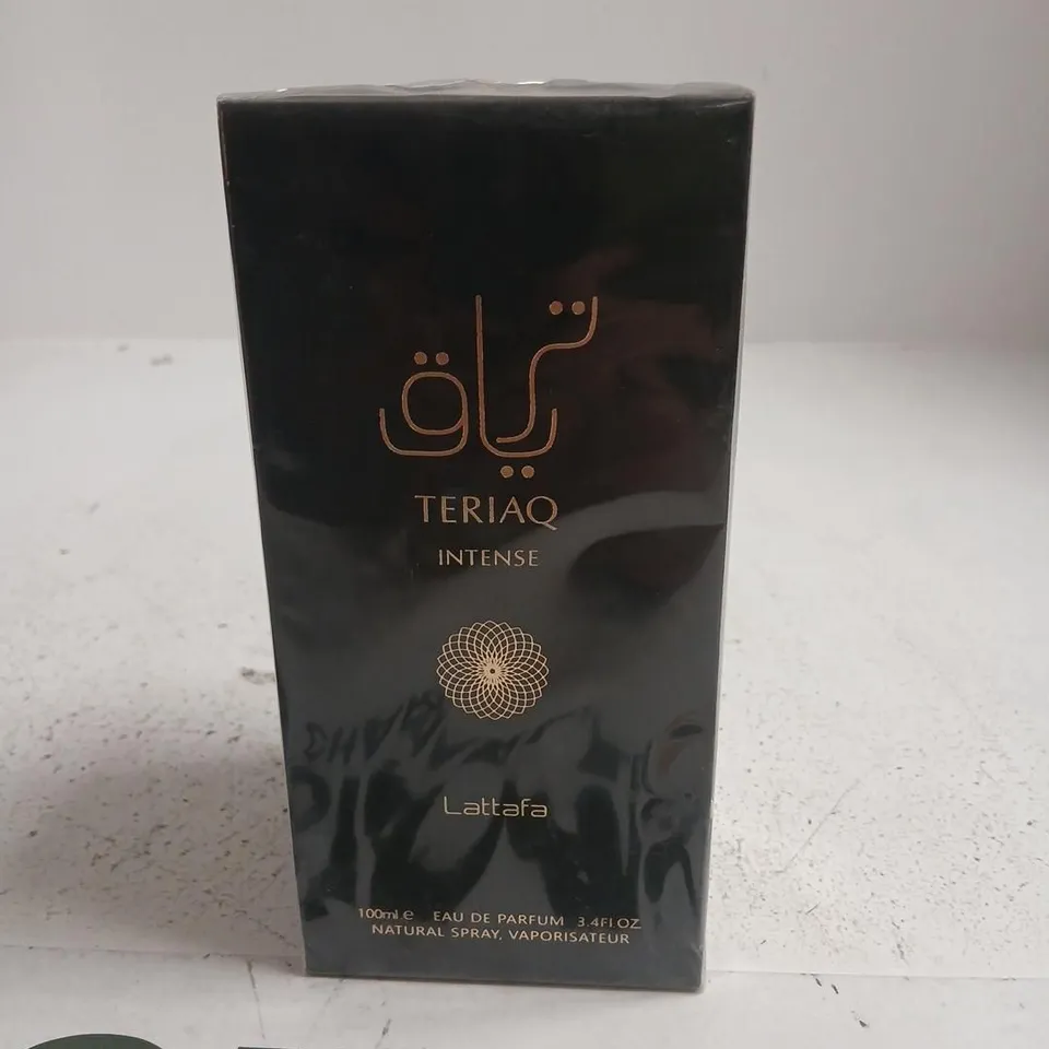 BOXED AND SEALED TERIAQ INTENSE LATTAFA EAU DE PARFUM 100ML