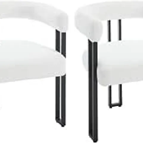 BOXED WOLTU DINING ROOM CHAIRS SET OF 2 KITCHEN CHAIRS WITH ARMRESTS