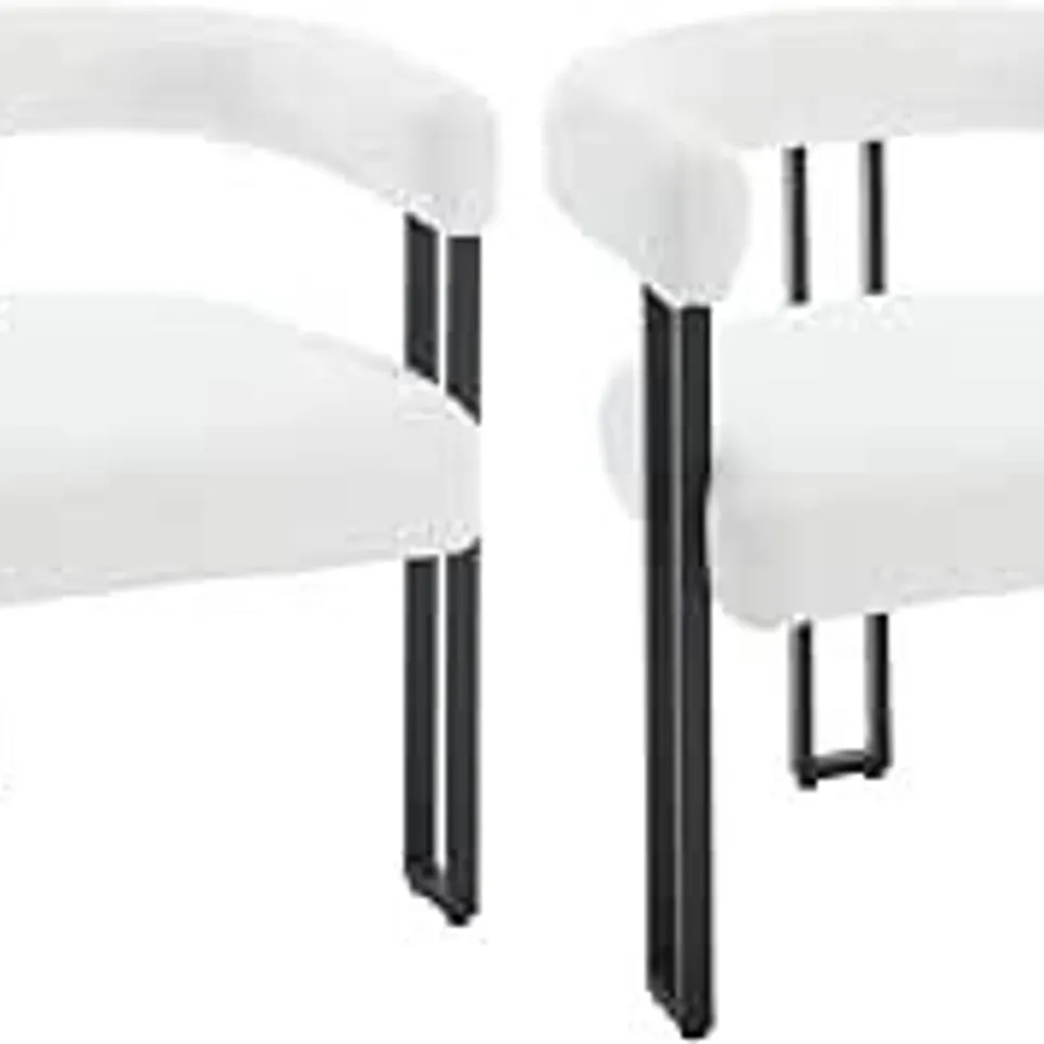 BOXED WOLTU DINING ROOM CHAIRS SET OF 2 KITCHEN CHAIRS WITH ARMRESTS